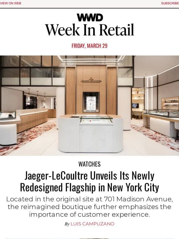 Jaeger-LeCoultre Unveils Its Newly Redesigned Flagship in New York City