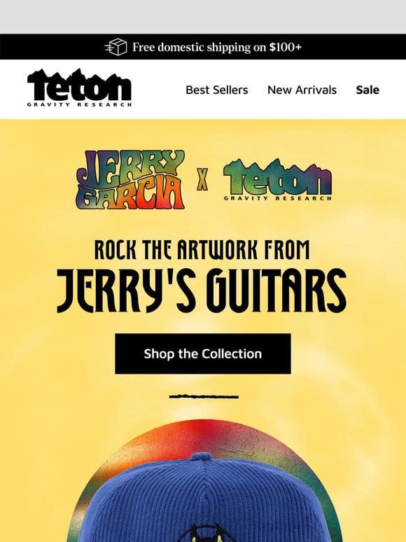 Jerry Garcia x TGR | Rock the Artwork from Jerry’s Guitars