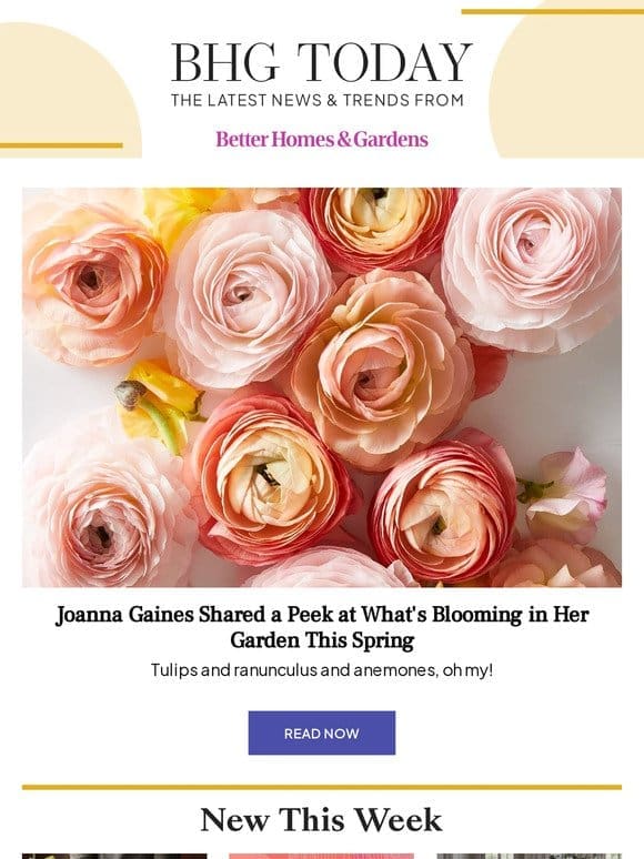 Joanna Gaines Shared a Peek at What’s Blooming in Her Garden This Spring