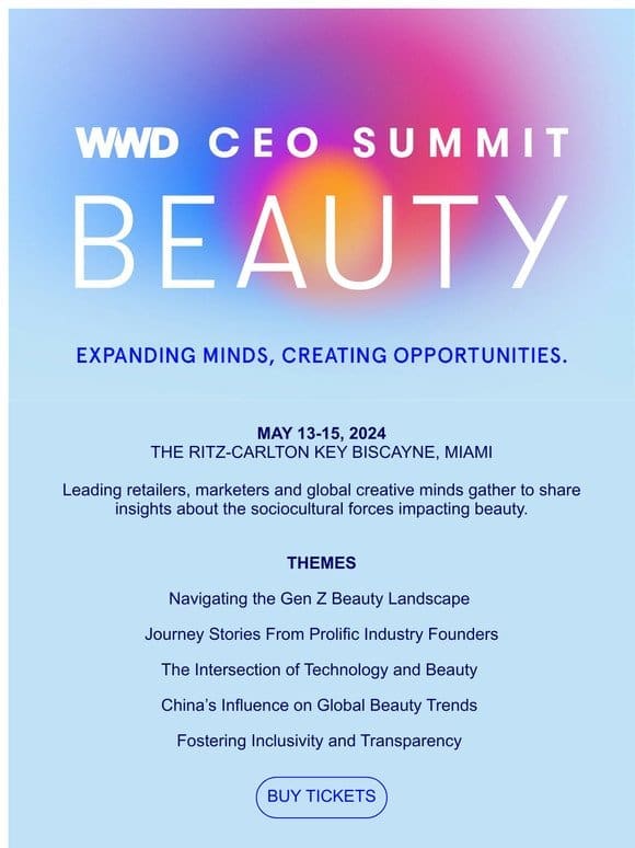Join the Conversation at the WWD Beauty CEO Summit