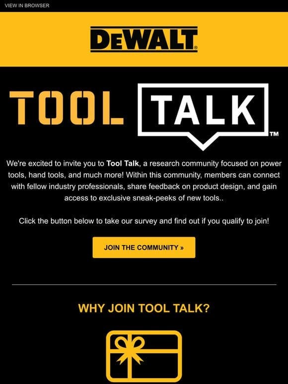 Join the Tool Talk Community， Earn Rewards!