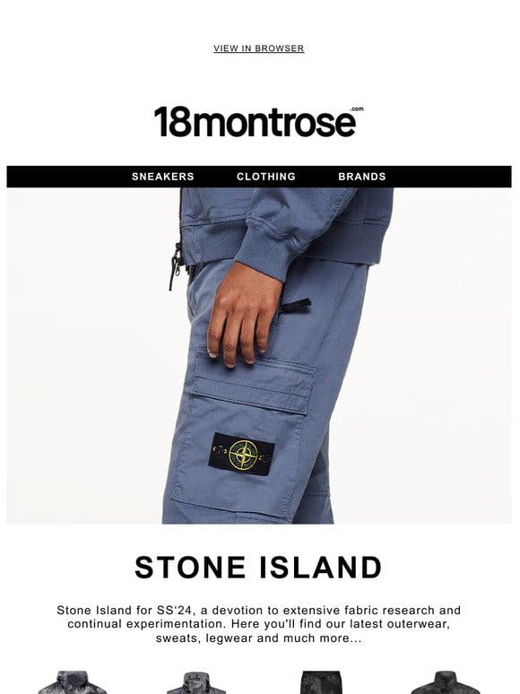 Just In: Stone Island SS’24.
