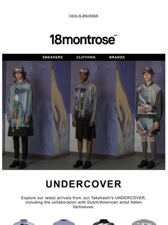 Just In: UNDERCOVER.