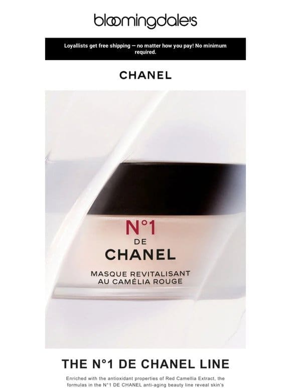 Just in: The new No1 DE CHANEL mask