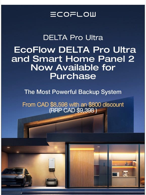 Just launched! EcoFlow DELTA Pro Ultra