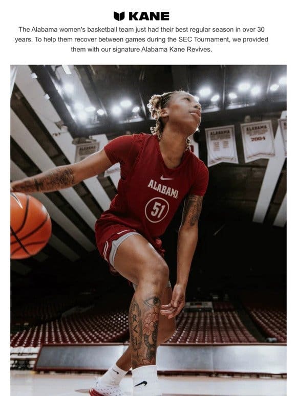 Kane Footwear   Alabama Women’s Basketball