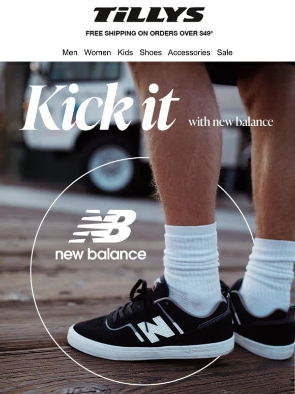 Kick it with New Balance