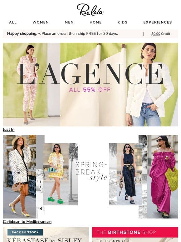 L’AGENCE   All 55% Off + Just In