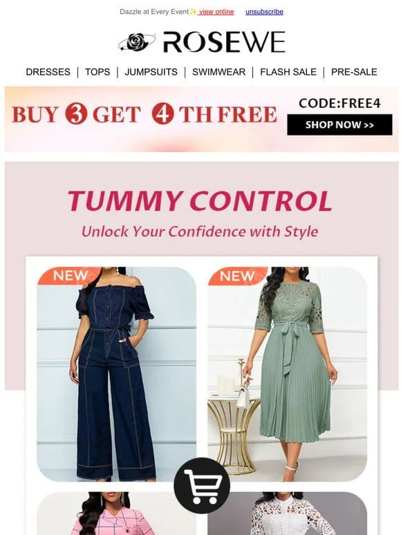 LAST 12 HOURS LEFT FOR BIG SALE: TUMMY CONTROL!!!