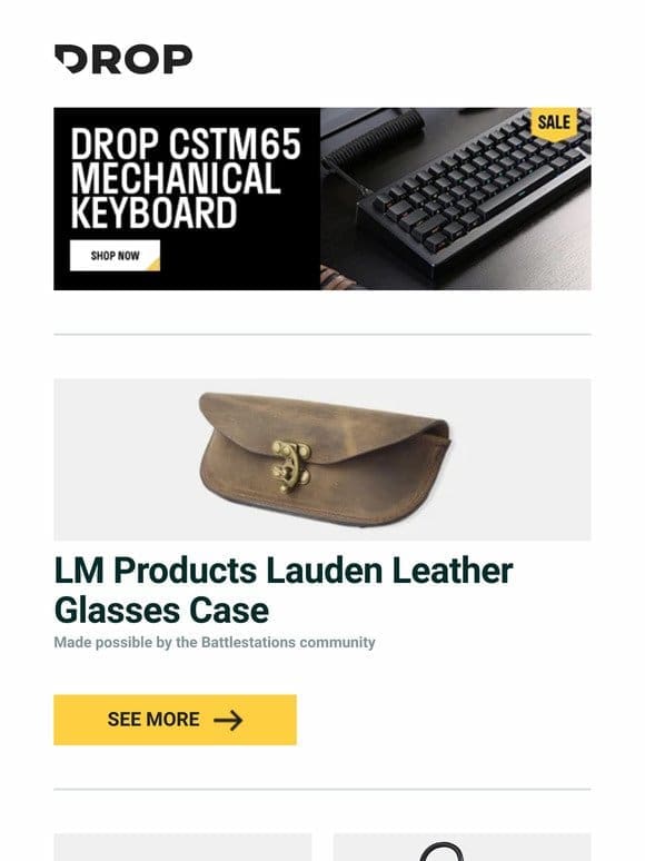 LM Products Lauden Leather Glasses Case， Campfire Audio Orbit Bluetooth Wireless Earphone， Magicforce MF17 Mechanical Numpad and more…