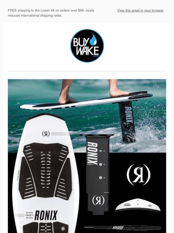 Ladies! Catch a wave with Ronix!