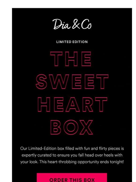 Last Call: Limited-Edition Sweetheart Box