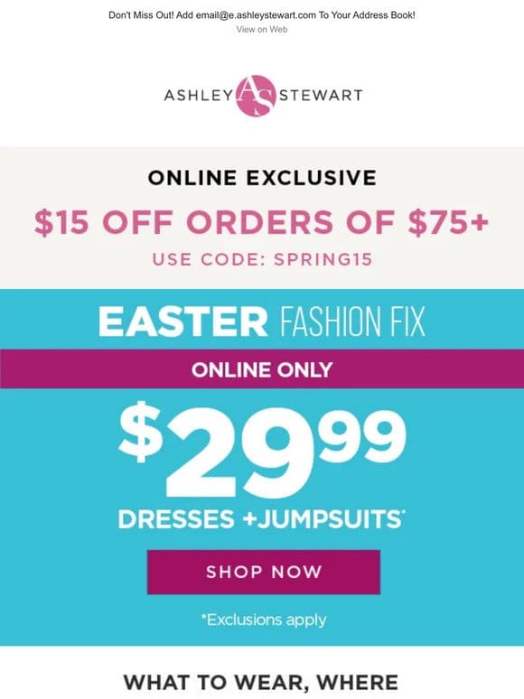 (Last Chance) Easter Dresses for $29.99! Time to stock up!