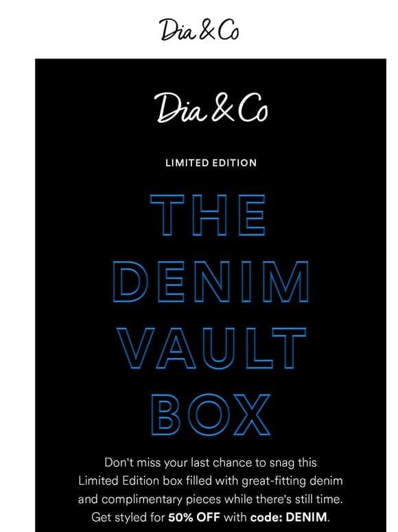 Last Chance: Half Off The Denim Vault Box
