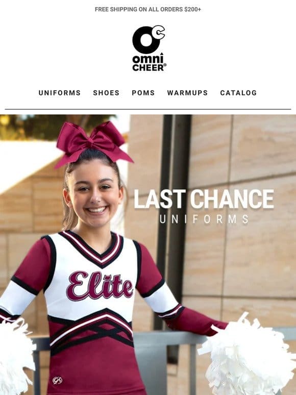 Last Chance Uniforms， starting at $4.98