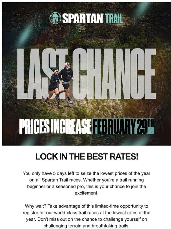 Last Chance to Save