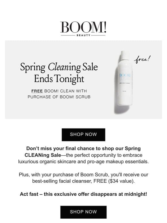 Last call: Spring CLEANing Sale + free cleanser ⏰