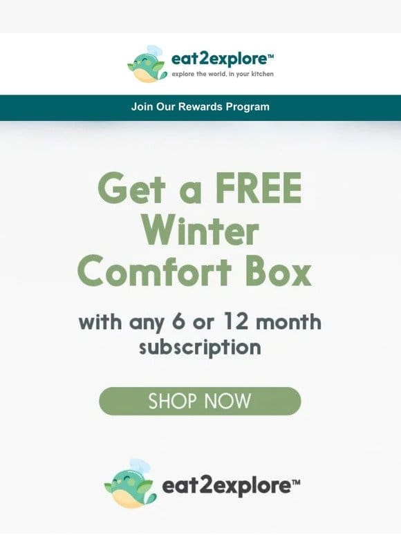 Last chance! Get our Winter Comfort Box before it’s gone!