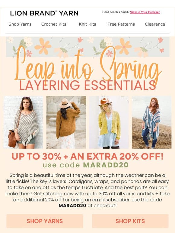 Leap Into Spring With These Layering Essentials!