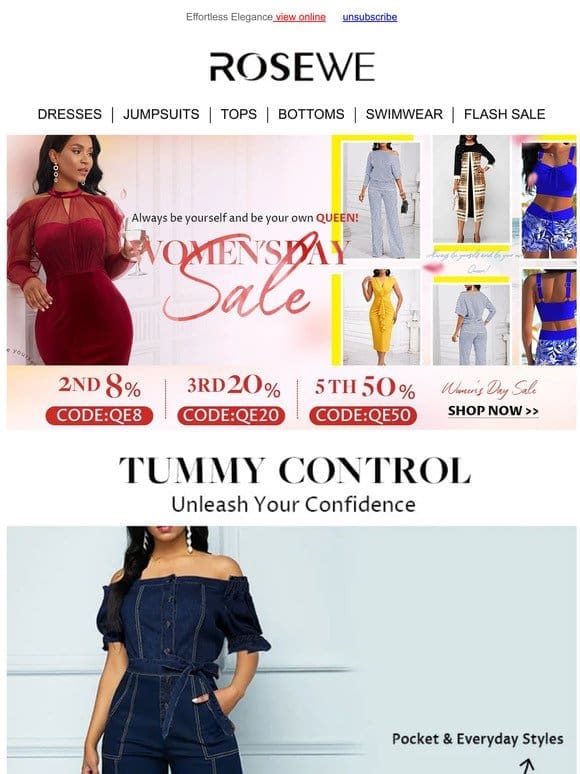 Leap into Style: TUMMY CONTROL!