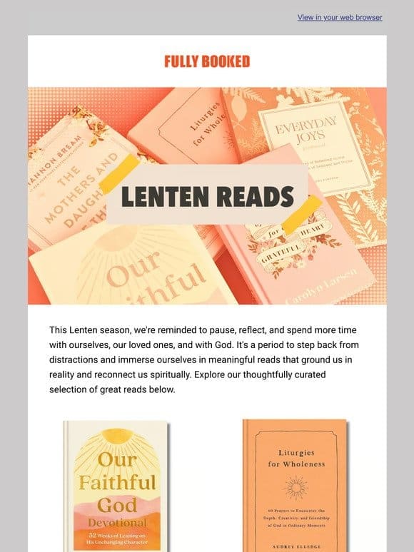 Lenten Reads