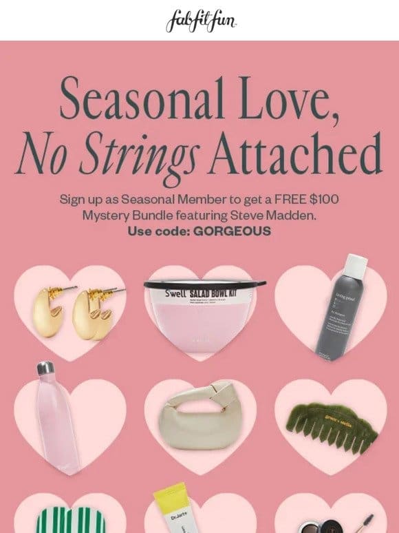 Let’s start slow with a Seasonal Membership. No strings attached!