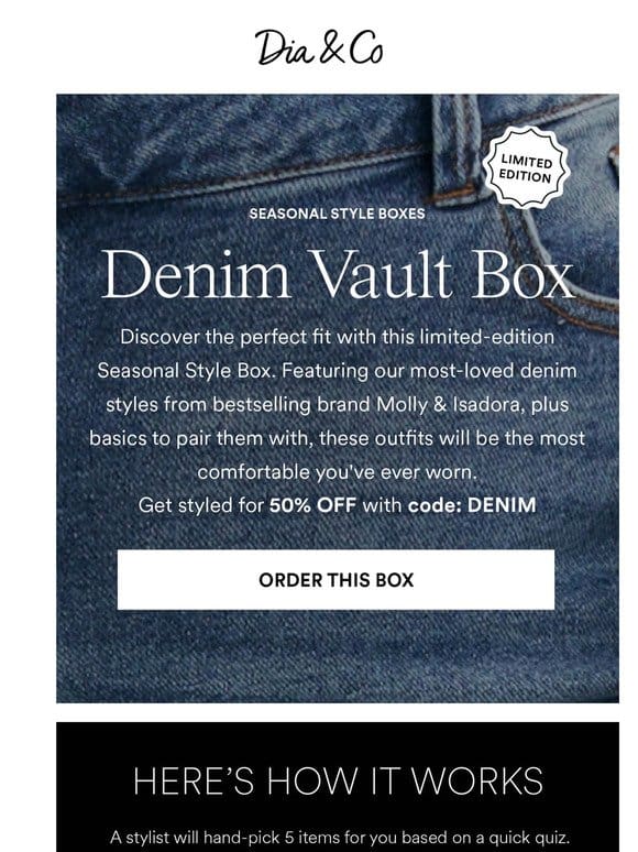 Limited Edition: Denim Vault Box