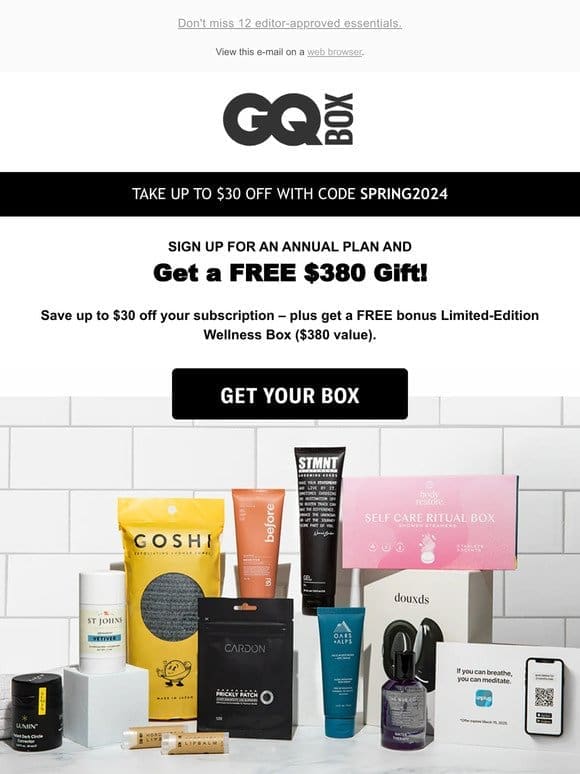 Limited Time Only: Get Your FREE Bonus Box Now