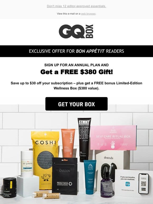 Limited Time Only: Get Your FREE Bonus Box Now