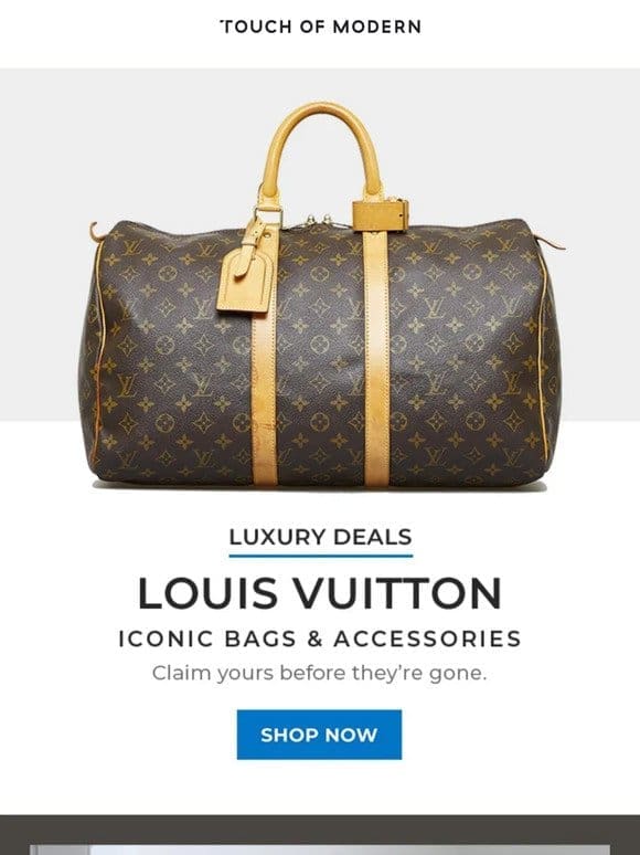 Louis Vuitton at Prices You Don’t Wanna Miss