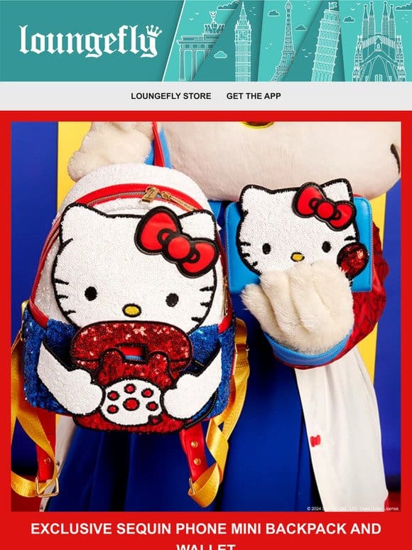 Loungefly Exclusive: Hello Kitty 50th Anniversary Collection has arrived!
