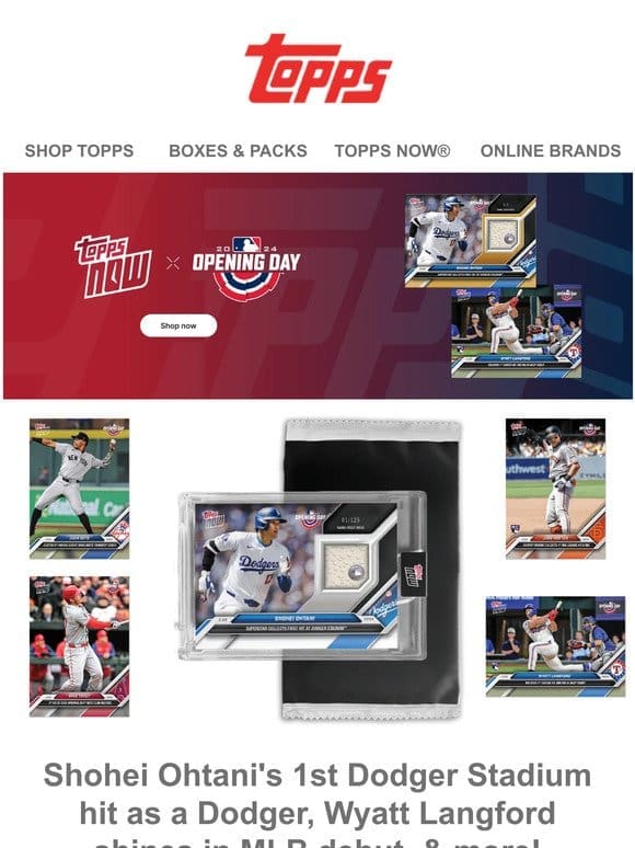 MLB Topps NOW® Opening Day is live!