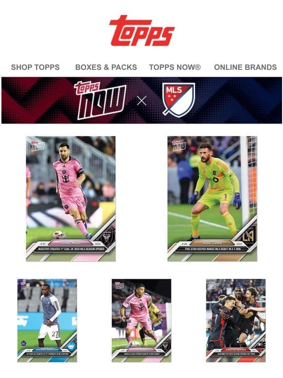 MLS Topps NOW® has arrived!