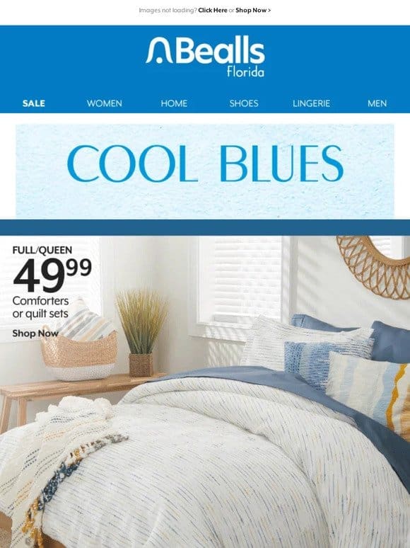 Make your dream bed: 49.99 quilt or comforter sets