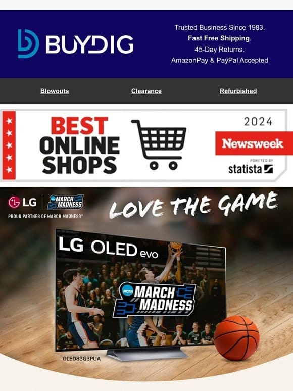 March Madness Deals: Up to $1500 off LG TVs