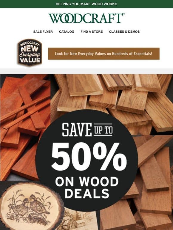 March Wood Deals — Get Ready for Spring Projects!