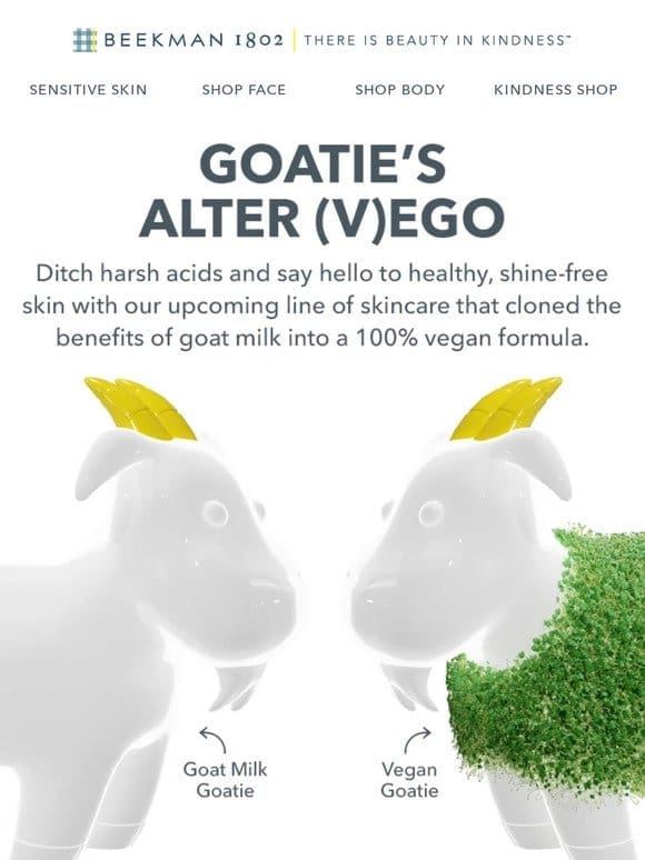 Meet Vegan Goatie!