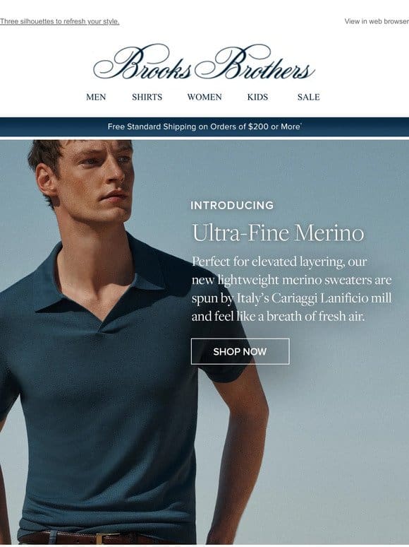 Meet our new Ultra-Fine Merino (hint: it’s luxe & feather light)