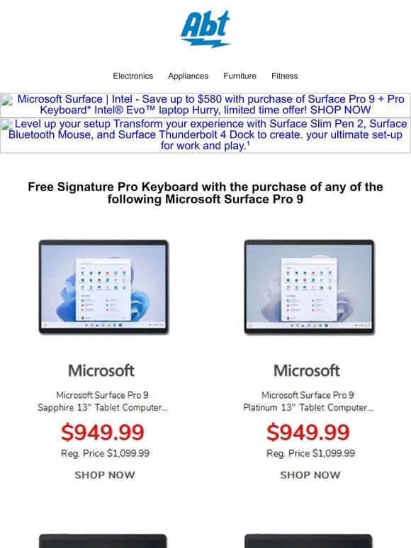Microsoft Surface Savings: Going Fast!