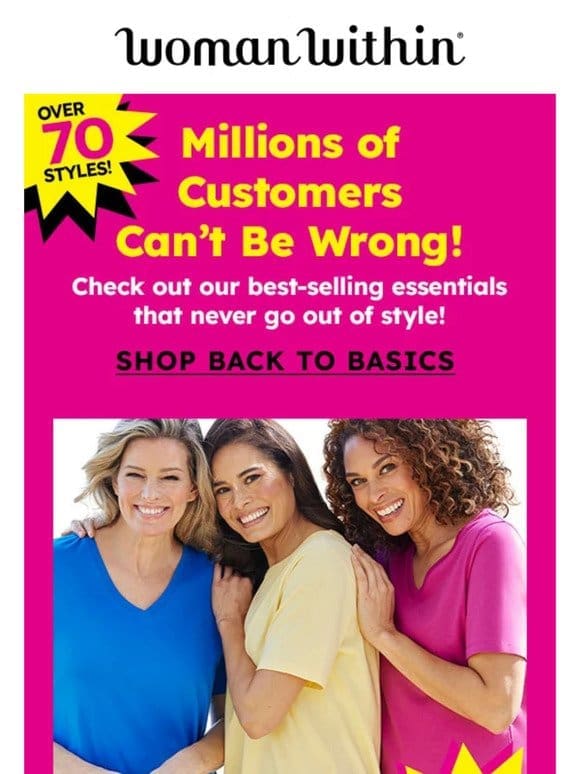 Millions Of Customers Can’t Be Wrong! Shop Best Sellers!