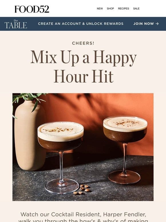 Mix up a Happy Hour hit   this weekend.