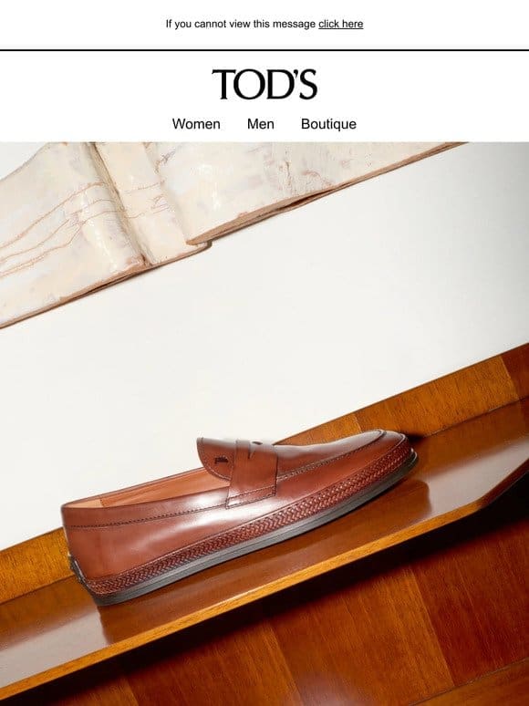 Modern attitude: the new Tod’s loafers