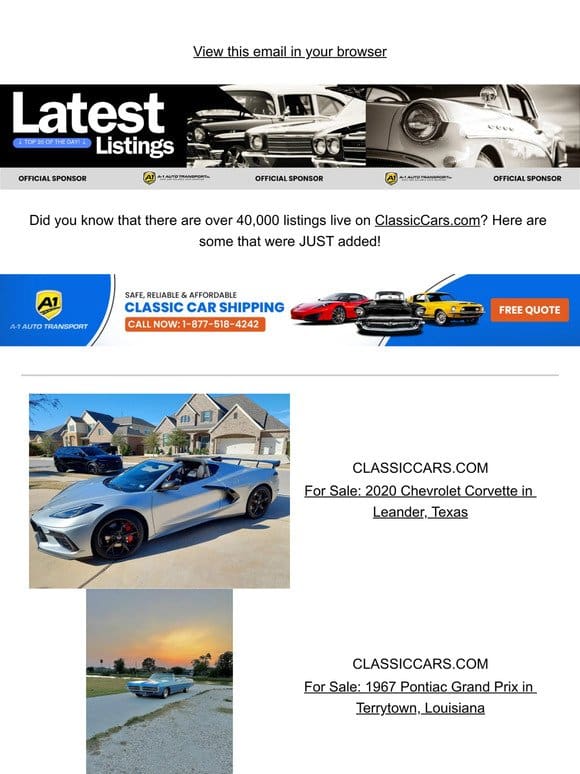 More classic cars from ClassicCars.com!