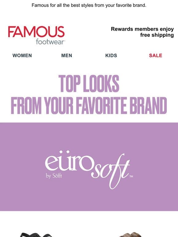 Must-have styles from Eurosoft are in!
