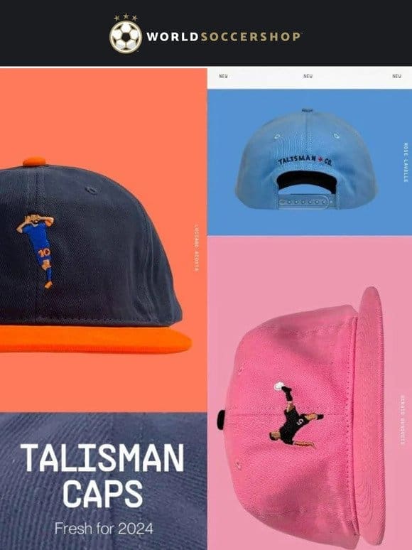NEW Arrivals! We Now Have Talisman Caps! Get Yours Now!
