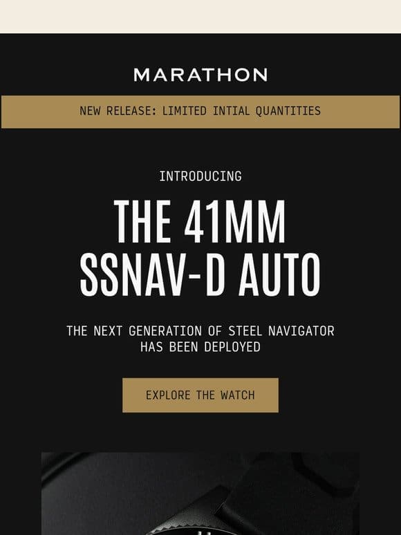 NEW RELEASE: The 41mm SSNAV-D Auto