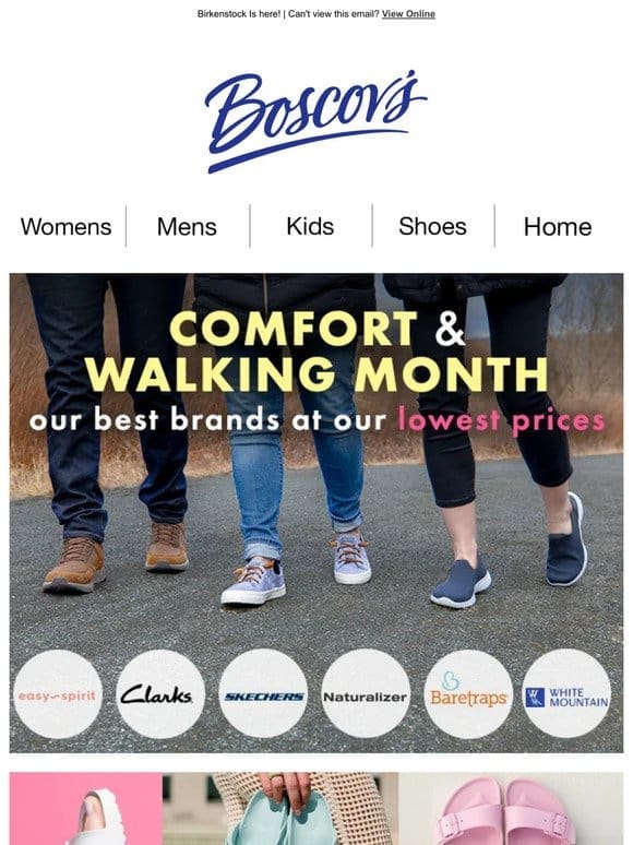 NEW Shoes Are In During Comfort & Walking Month!