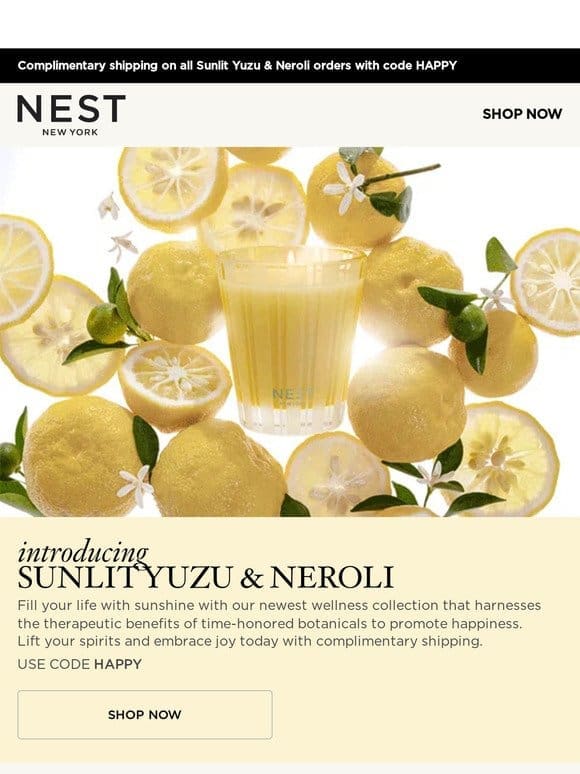 NEW: Sunlit Yuzu & Neroli