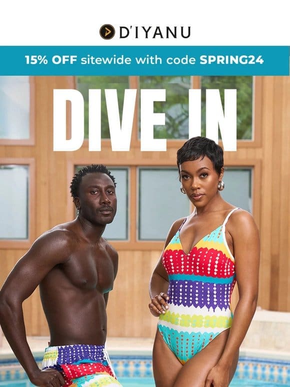 NEW Swimwear + 15% Off Sitewide! (ending soon)