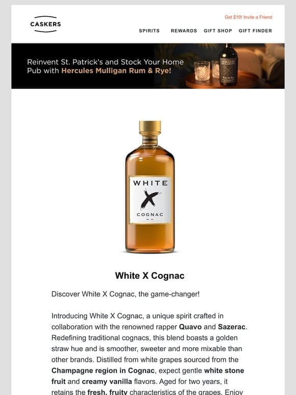 [NEW] White X Cognac by Quavo & Sazerac
